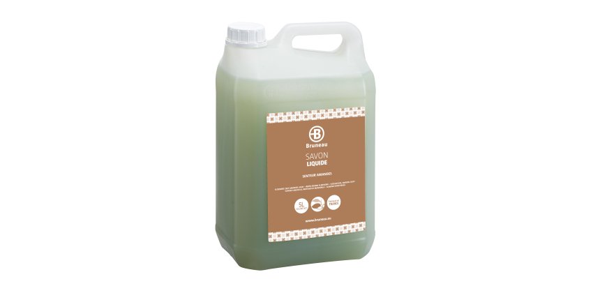 Savon liquide Bruneau Amandes - Bidon de 5 L