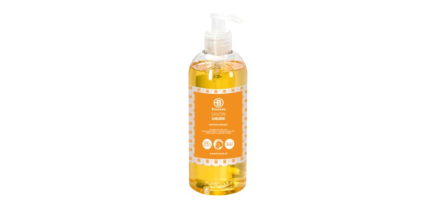 Liquid soap Bruneau Citrus - Bottle of 500 ml