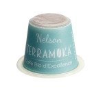 Capsules de café décafeiné Terramoka Nelson Bio - Boîte distributrice de 60