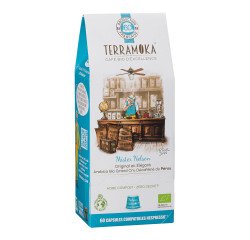 Kaffeekapseln koffeinfreie Terramoka Nelson Bio - Spender mit 60 Stück