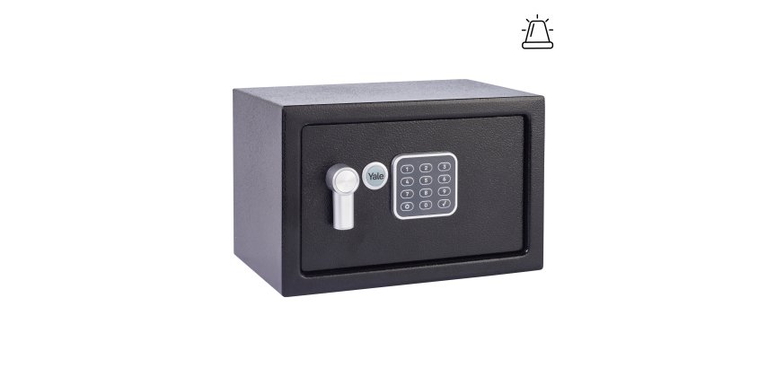 Caja fuerte 8,6 L con alarma y cerradura electrónica Yale