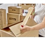 Cinta de embalaje papel kraft reforzada Ecologo® Tesa - 25 m x 50 mm