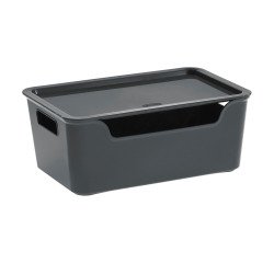 Caja de almacenamiento apilable de polipropileno CEP Bella de 4,22 L