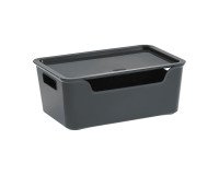 Caja de almacenamiento apilable de polipropileno CEP Bella de 4,22 L