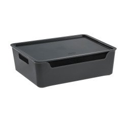 Caja de almacenamiento apilable de polipropileno CEP Bella de 9,15 L