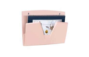 Expositor de pared magnético de 1 compartimento color rosa Cep