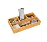 Organiseur de bureau Cep Silva Bambou 4 compartiments bois