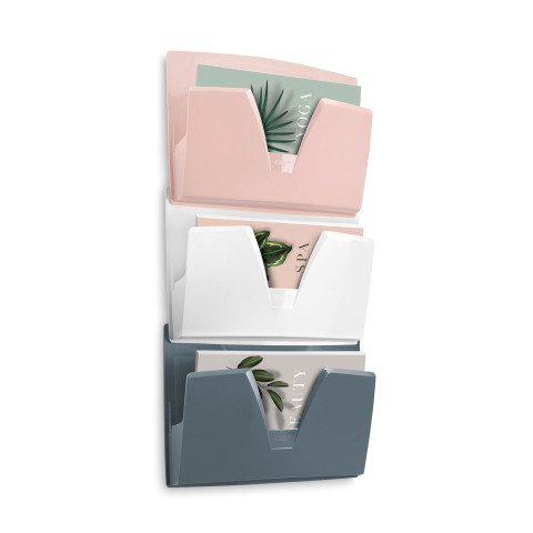 Expositor de pared de 3 compartimentos Mineral Cep surtidos pastel