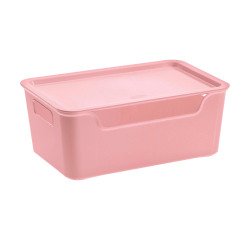 Caja de almacenamiento apilable de polipropileno CEP Bella de 4,22 L