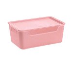 Caja de almacenamiento apilable de polipropileno CEP Bella de 4,22 L