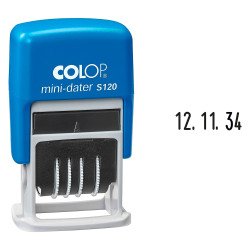 Tampon numéroteur Mini Dateur 13 chiffres Colop S120 SD