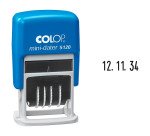 Tampon dateur Mini Dater S120 SD, mois en chiffres