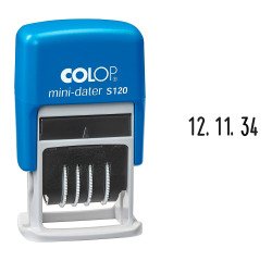 Tampon numéroteur Mini Dateur 13 chiffres Colop S120 SD