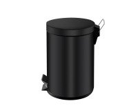 Pedal bin metal round 5 L