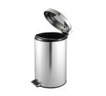 Papelera de pedal metálica - 3 litros