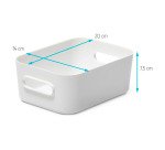 Boîte de rangement SmartStore Compact S, 1,5 litre, blanc