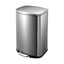 De_poubelle pedale della mat inox 50l