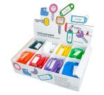 Porte-clés avec anneau Wedo - Boîte présentoir de 200