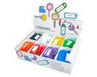 Porte-clés avec anneau Wedo - Boîte présentoir de 200