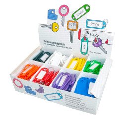 Porte-clés avec anneau Wedo - Boîte présentoir de 200