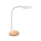 Bureaulamp met geïntegreerd ledlicht Flex - Cep - 5,46 W - soepele arm - wit/hout