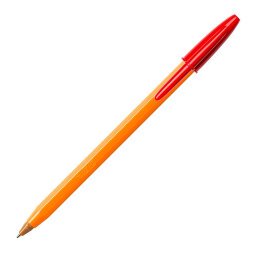 BIC Stylo à bille orange, rouge