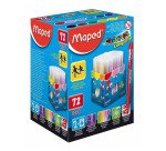 Feutres Maped COLOR'PEPS Long Life - Boîte-présentoir de 72