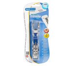Rapesco Supaclip 60 Spender transparent, im Blister mit 8 Edelstahlklammern