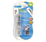Pince distributrice de clips Supaclip® 40 Rapesco transparente + 25 clips an acier inoxydable