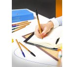 Stylo bille Bic Orange Original à capuchon, écriture 0,3 mm