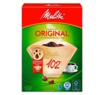 Filtre à café Melitta Original 102, brun - Boîte de 80