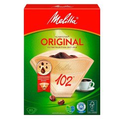 Filtre à café Melitta Original 102, brun - Boîte de 80