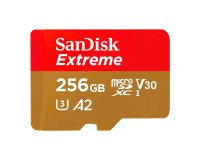 Tarjeta de memoria Micro SDXC Sandisk Extreme de 256 GB, clase 3