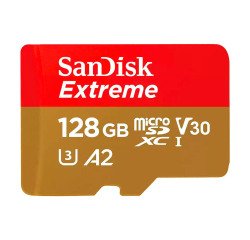 Tarjeta de memoria Micro SDXC Sandisk Extreme de 128 GB, clase 3