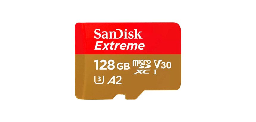Carte mémoire micro SDXC 128 Go Sandisk Extreme avec adaptateur