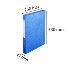 Chemise box Cartobox Exacompta 25 x 33 cm dos 2,5 cm - couleurs assorties