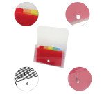 Trieur valisette plastique Exacompta à soufflet 6 divisions incolore