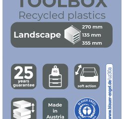 Módulo de almacenamiento Toolbox 1 cajón maxi de Exacompta Iderama