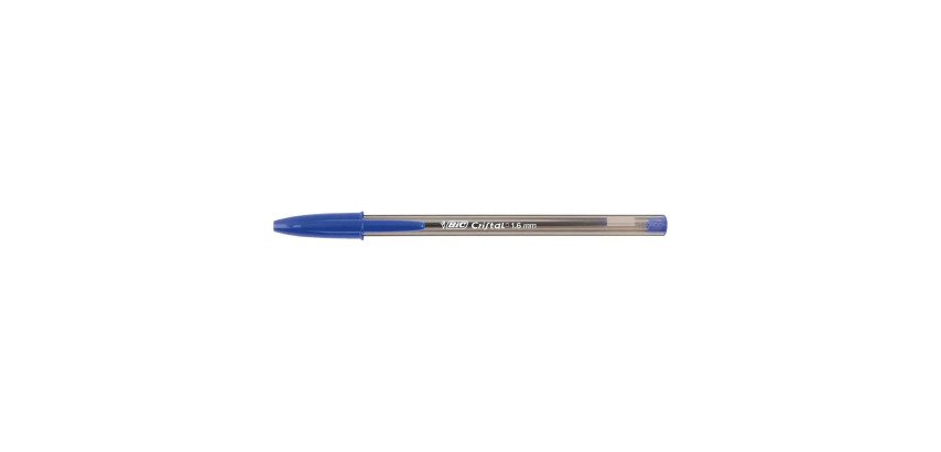 Stylo bille Bic Cristal Large à capuchon, pointe 1,6 mm