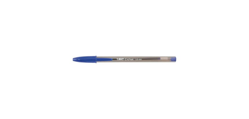 Stylo bille Bic Cristal Large à capuchon, pointe 1,6 mm