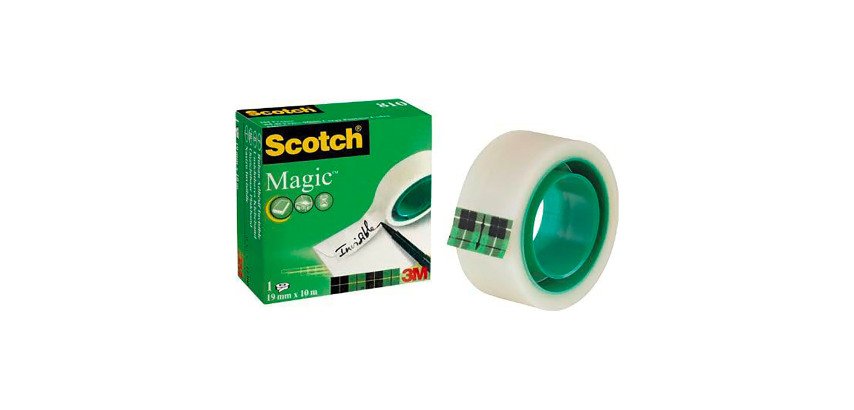 Ruban adhésif Scotch Magic 810 invisible, Longueur 10 m