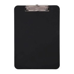 Porte-bloc en plastique, A4,  avec pince