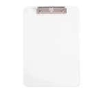 Porte-bloc en plastique, A4,  avec pince