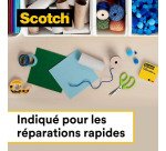 Ruban adhésif Scotch double face sur dévidoir