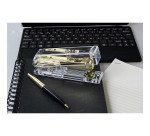 Agafeuse de bureau Acrylic transparent - agrafes 24/6 et 26/6 - capacité 25 feuilles