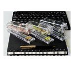 Stapler Acrylic translucent staples 24/6 and 26/6 capacity 25 sheets
