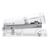 Agrafeuse de bureau Acrylic transparent argent - agrafes 24/6 et 26/6 - capacité 25 feuilles