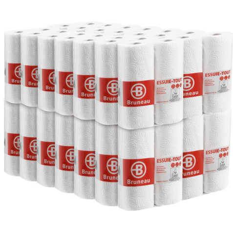 Promotion Papiertücher Bruneau 28 Rollen + 28 Rollen gratis