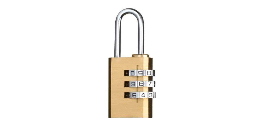 Cadenas à code Wonday en laiton - L 20 mm