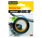 Ruban isolant universel, 15 mm x 10 mm, noir